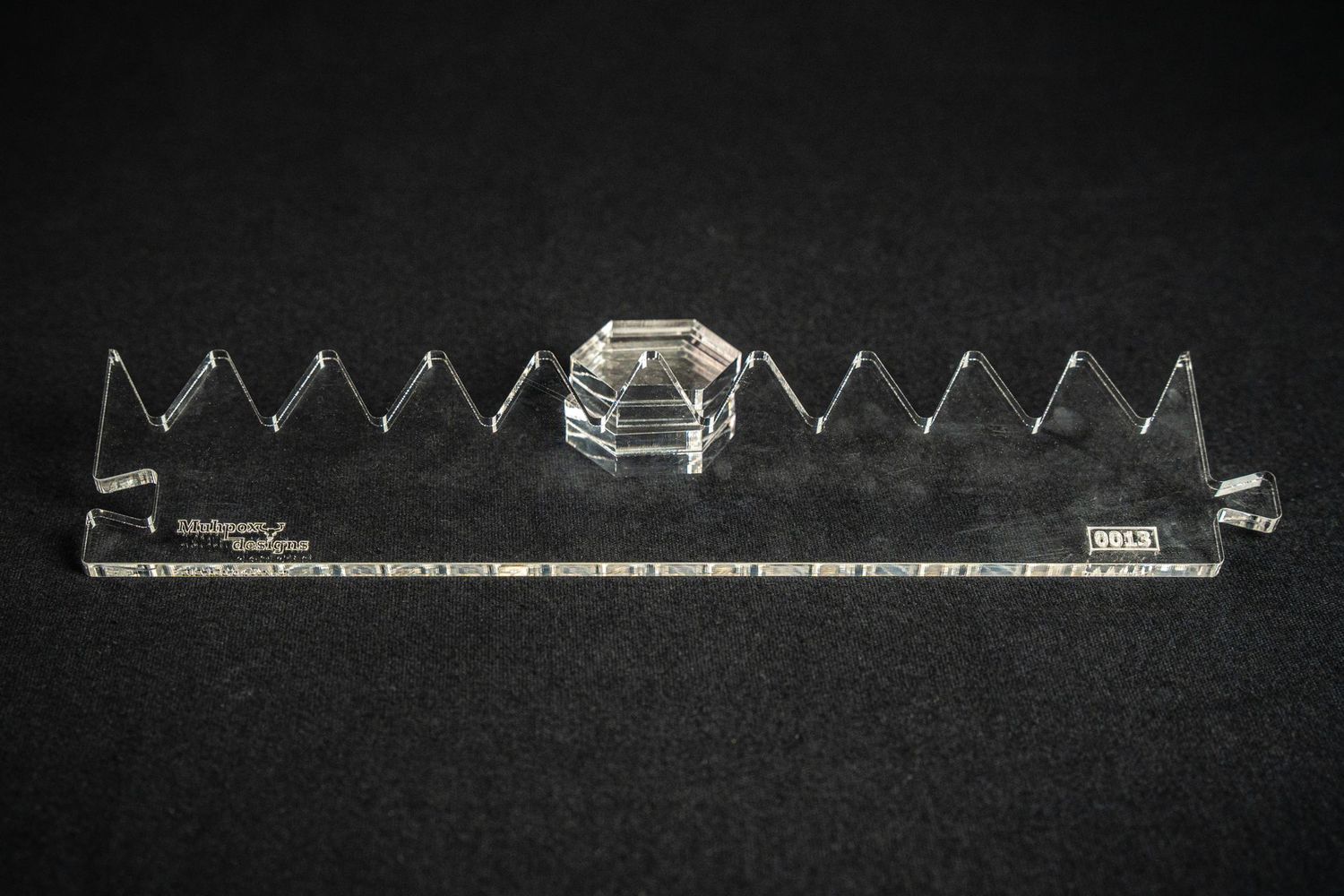 Frässchablone - Sägezahn Verbindung Frässchablone - Sägezahn Verbindung