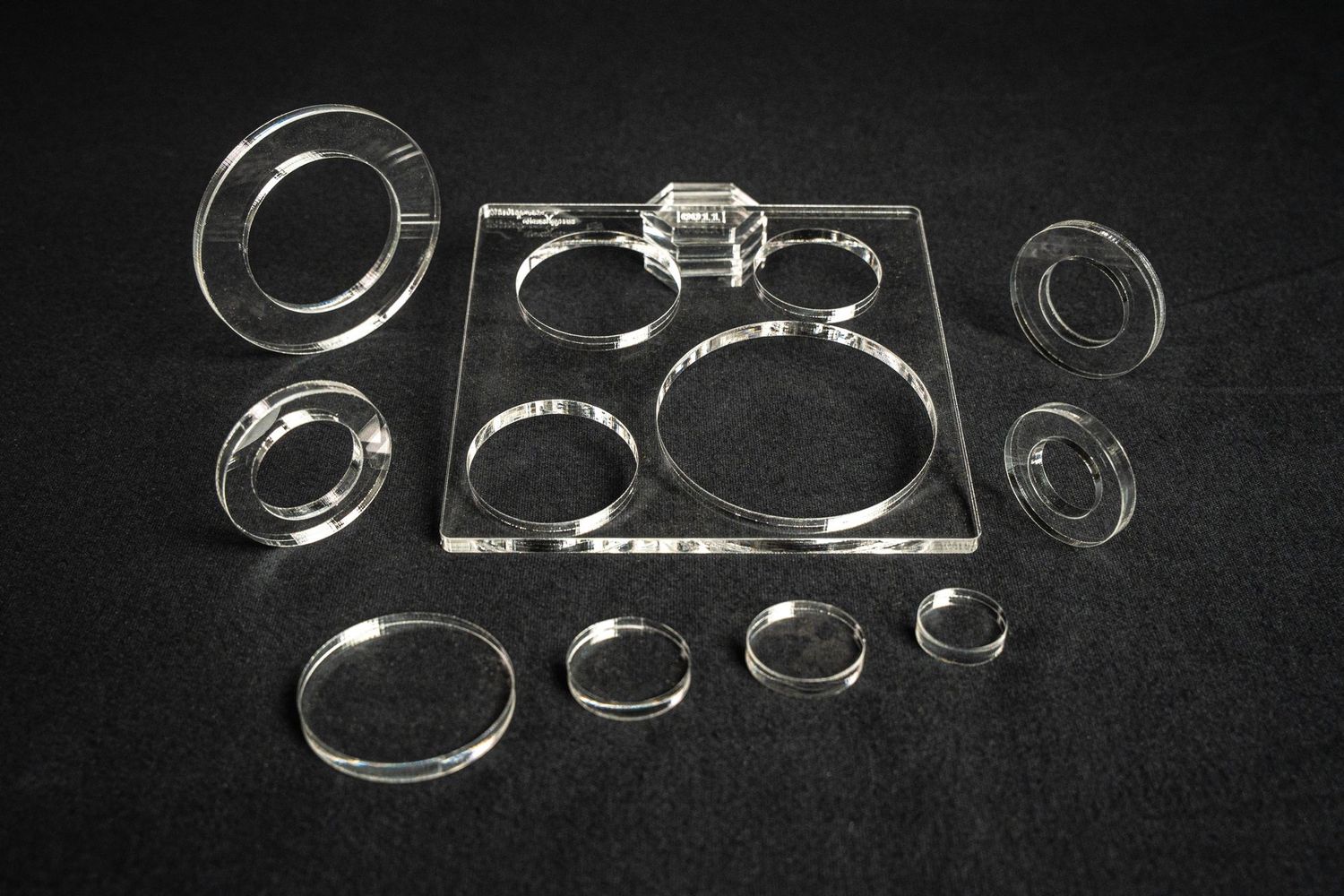 Frässchablone - Kreis Intarsien Frässchablone - Kreis Intarsien