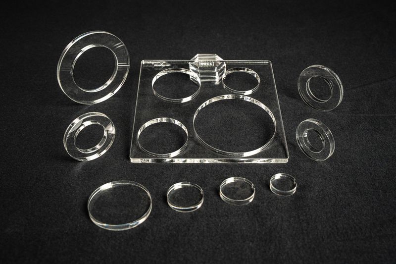 Frässchablone - Kreis Intarsien