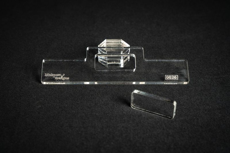 Frässchablone Handlauf3 Brettchen 250 x 70mm