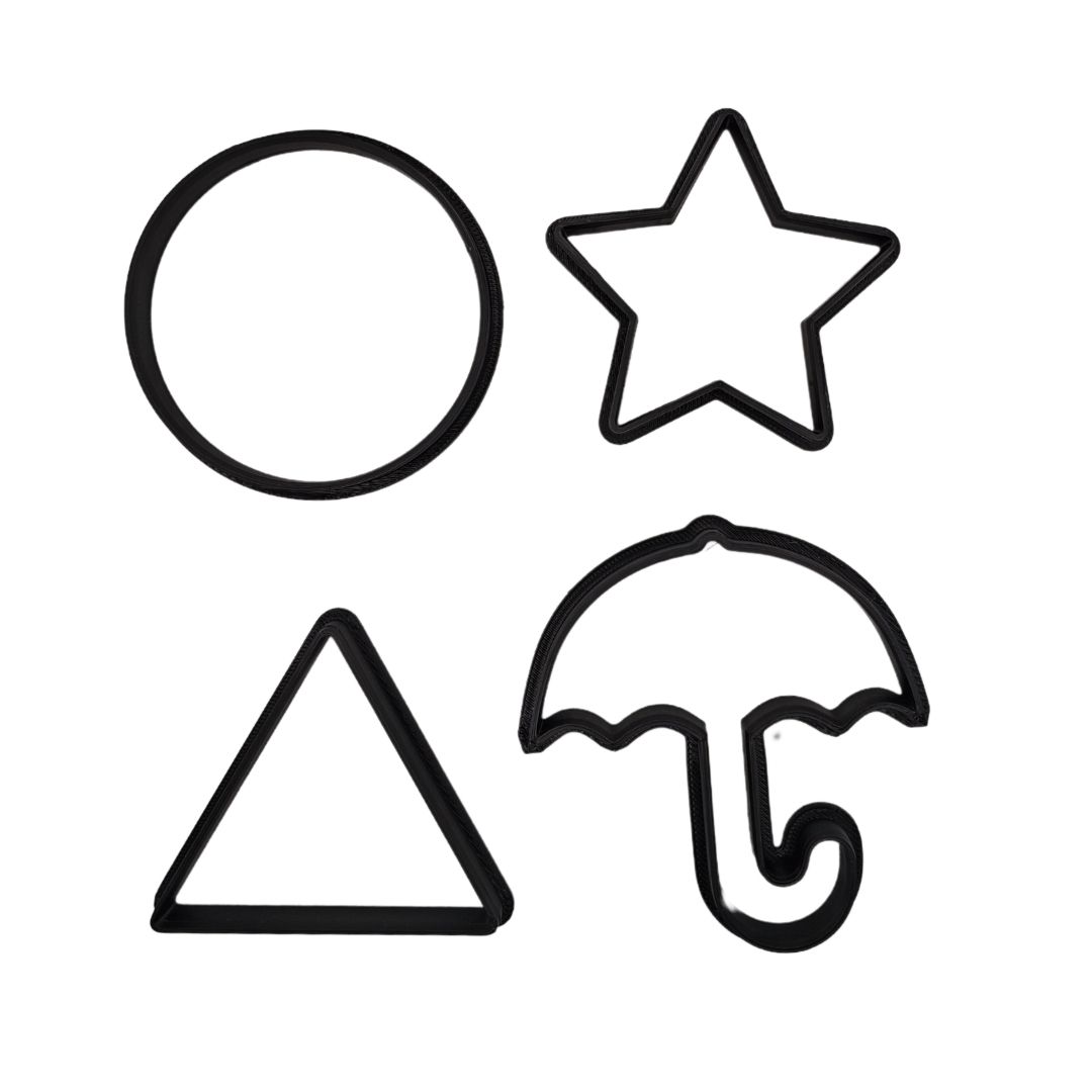 Wykrojniki do ciastoliny Squid Game