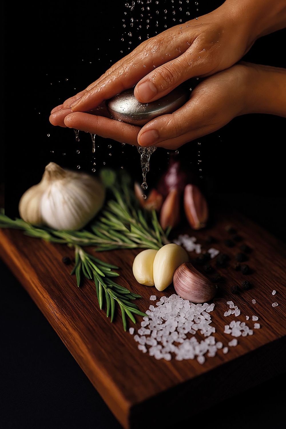 Edelstahlseife – entfernt Zwiebel-, Fisch- und Knoblauchgerüche.