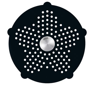 Abfluss-Sieb aus robustem Kunststoff mit integriertem Edelstahleinsatz zur Geruchsneutralisierung und zum Auffangen von Haare