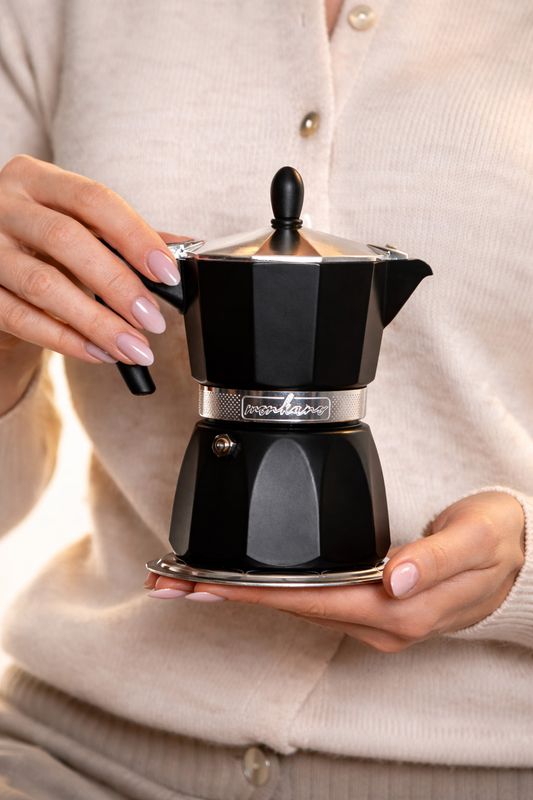 Herdkocher Serie "Catania nero" 3 Tassen