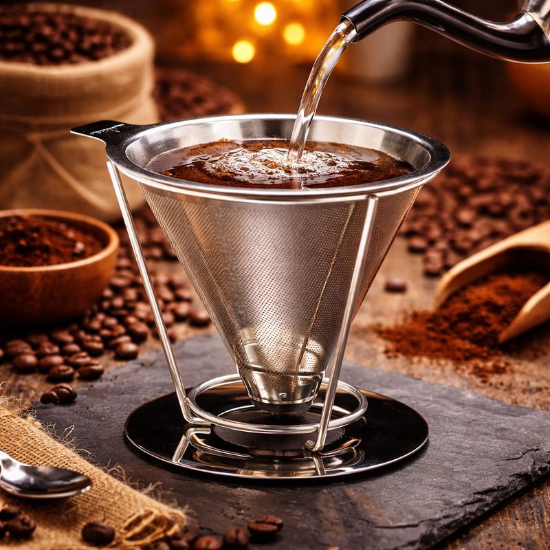 Edelstahl-Dauerfilter  – bis 4 Tassen