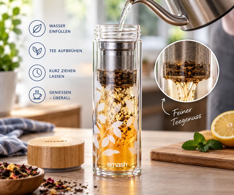 Doppelwandiger Tee-Infuser – 400 ml Doppelwandiger Tee-Infuser – 400 ml