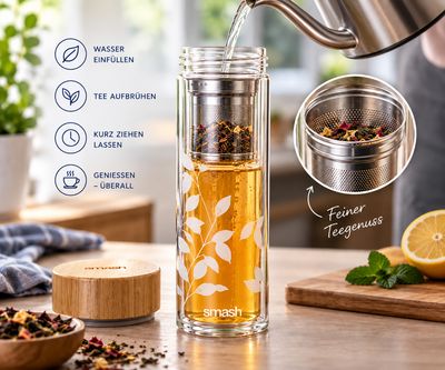 Doppelwandiger Tee-Infuser – 400 ml Doppelwandiger Tee-Infuser – 400 ml