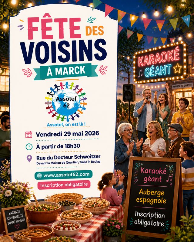 TICKET FETE DES VOISINS 20265 ASSOTEF 62