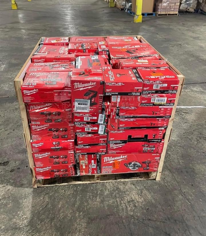 Milwaukee 60-Piece Power Tools Pallet – Professional Tools Lot