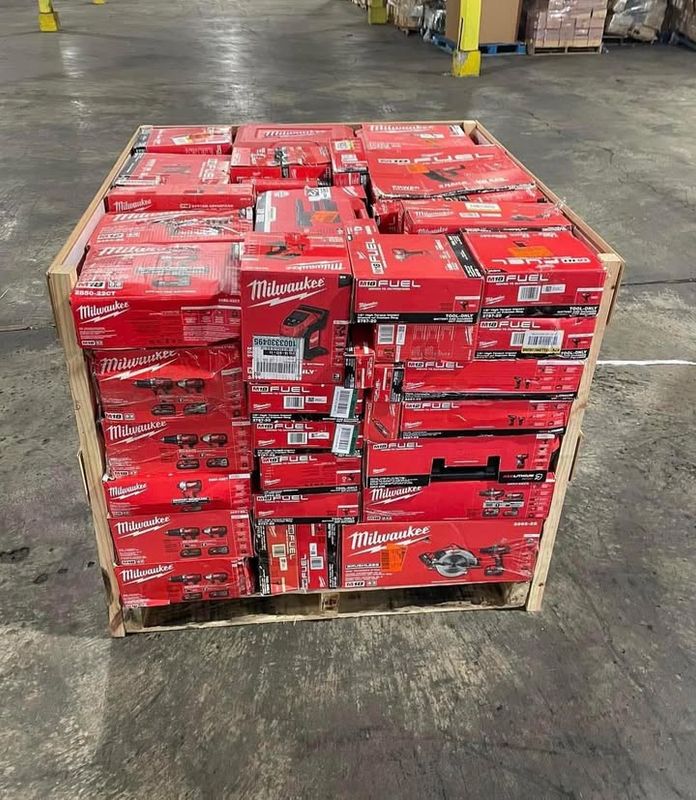 Milwaukee 60-Piece Power Tools Pallet – Professional Tools Lot