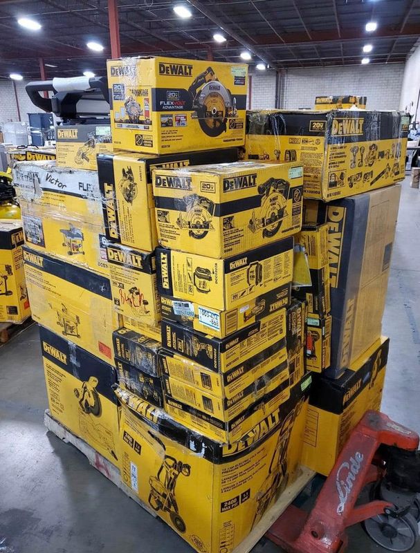 DeWalt 60-Piece Power Tools Pallet – Mixed Tools Lot