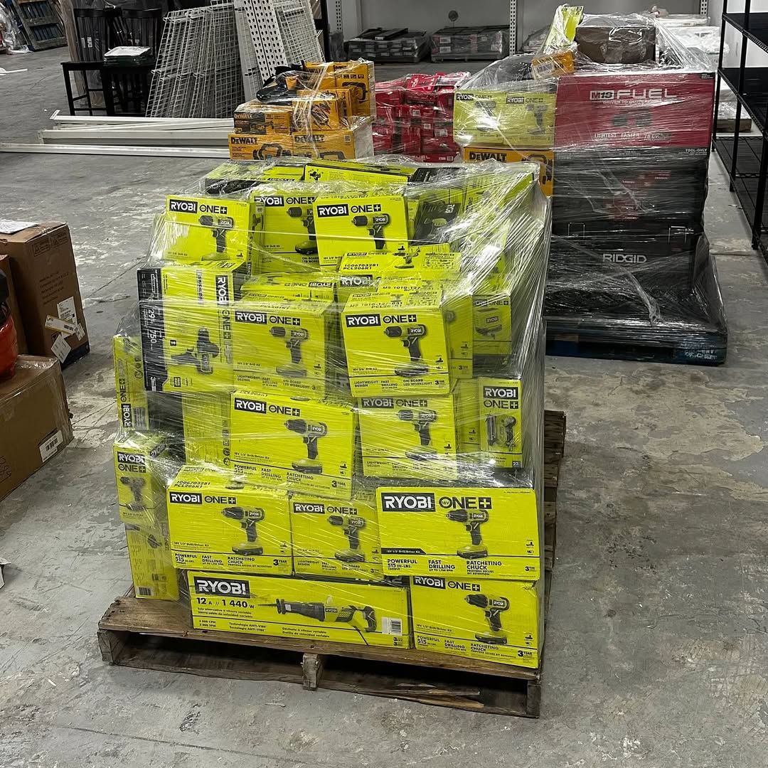 Ryobi 60-Piece Power Tools Pallet – Tool Bundle