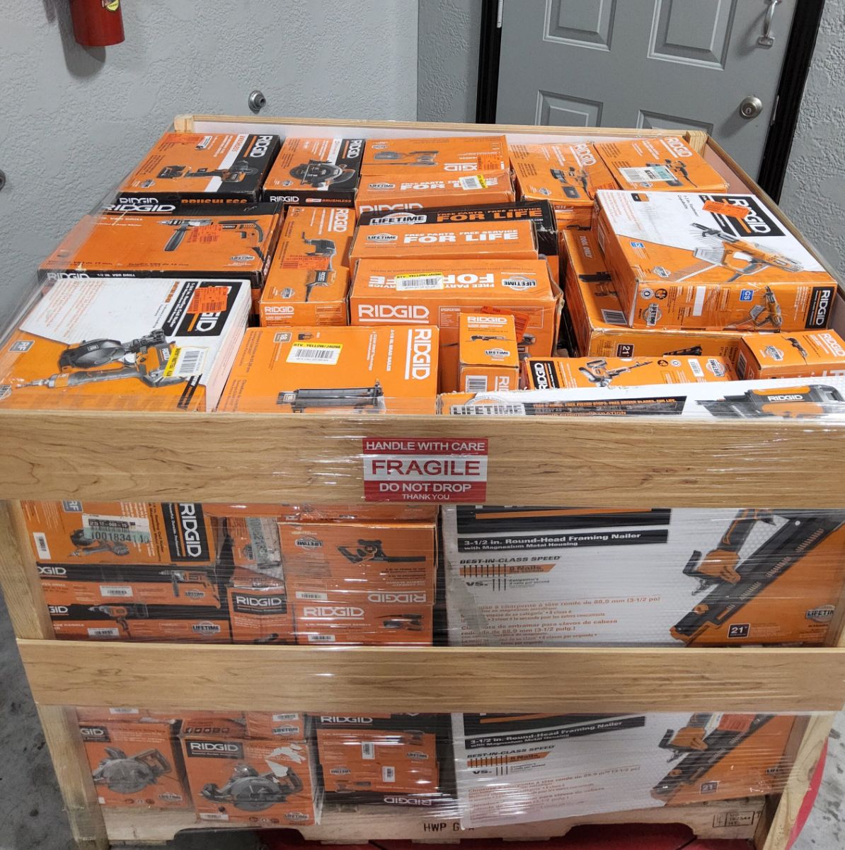 Ridgid 60-Piece Power Tools Pallet – Mixed Tools Lot