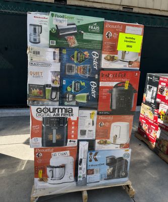 Premium 63-Piece Kitchen & Home Appliance Pallet Premium 63-Piece Kitchen & Home Appliance Pallet