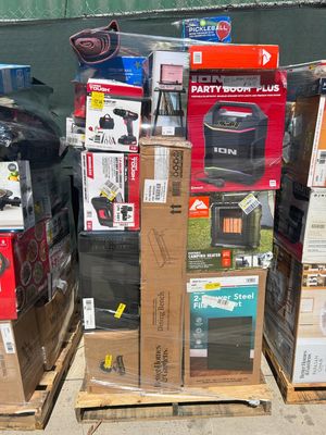54-Piece Premium Home, Tools &amp; Outdoor Liquidation Pallet – New Retail-Boxed Merchandise