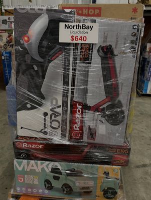Premium 57-Piece Electric Ride-On &amp; Scooter Pallet