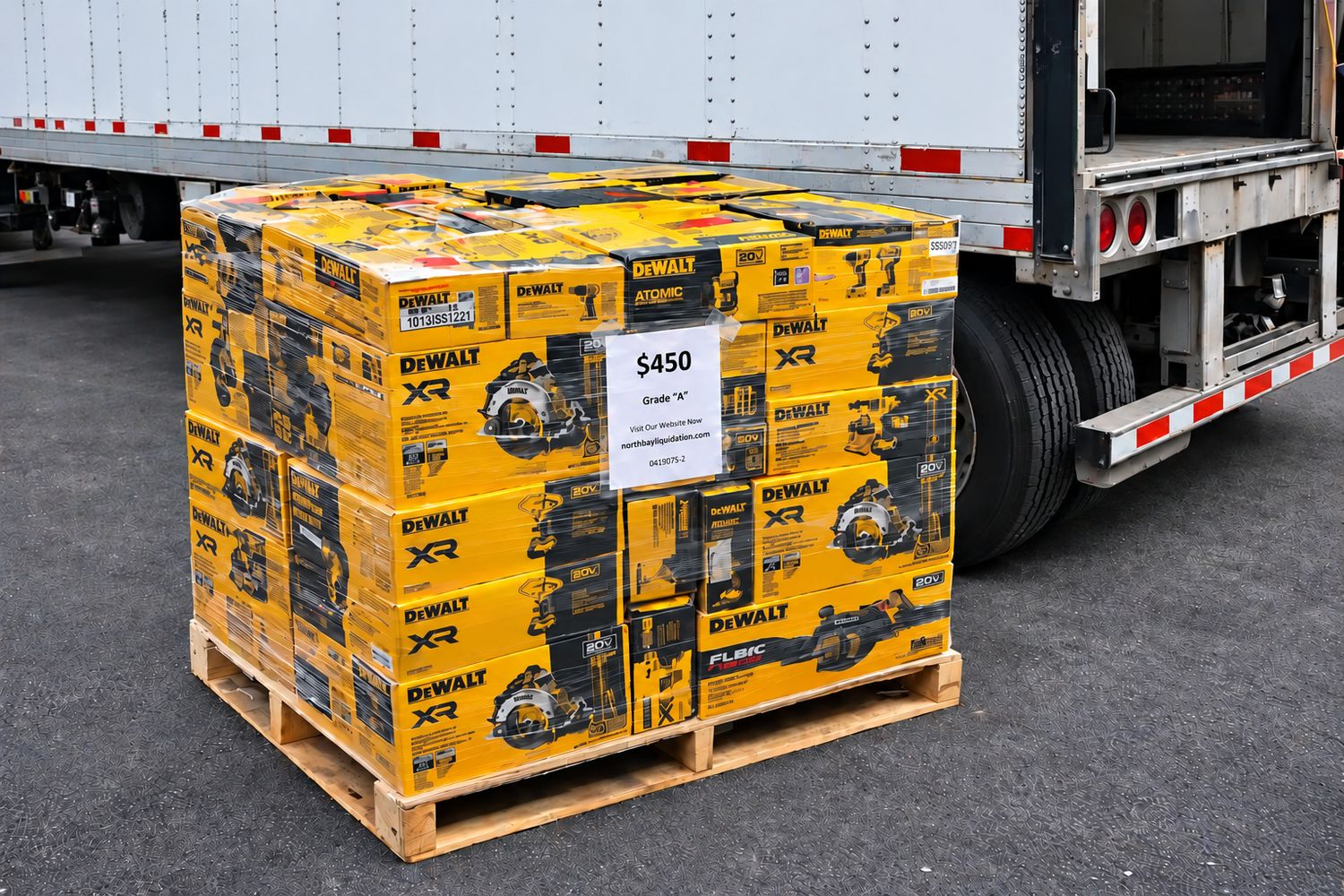 DEWALT Power Tools Liquidation Pallet – Grade A Tools