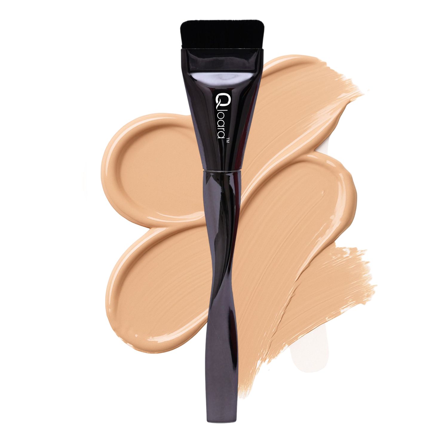 Qloara Flat Foundation Brush for Liquid Makeup | Foundation Brushes for Makeup | Foundation Professional Makeup Brushes|Ultra Soft Bristles|Foundation Brush for Blending Liquid Cream &amp; Powder