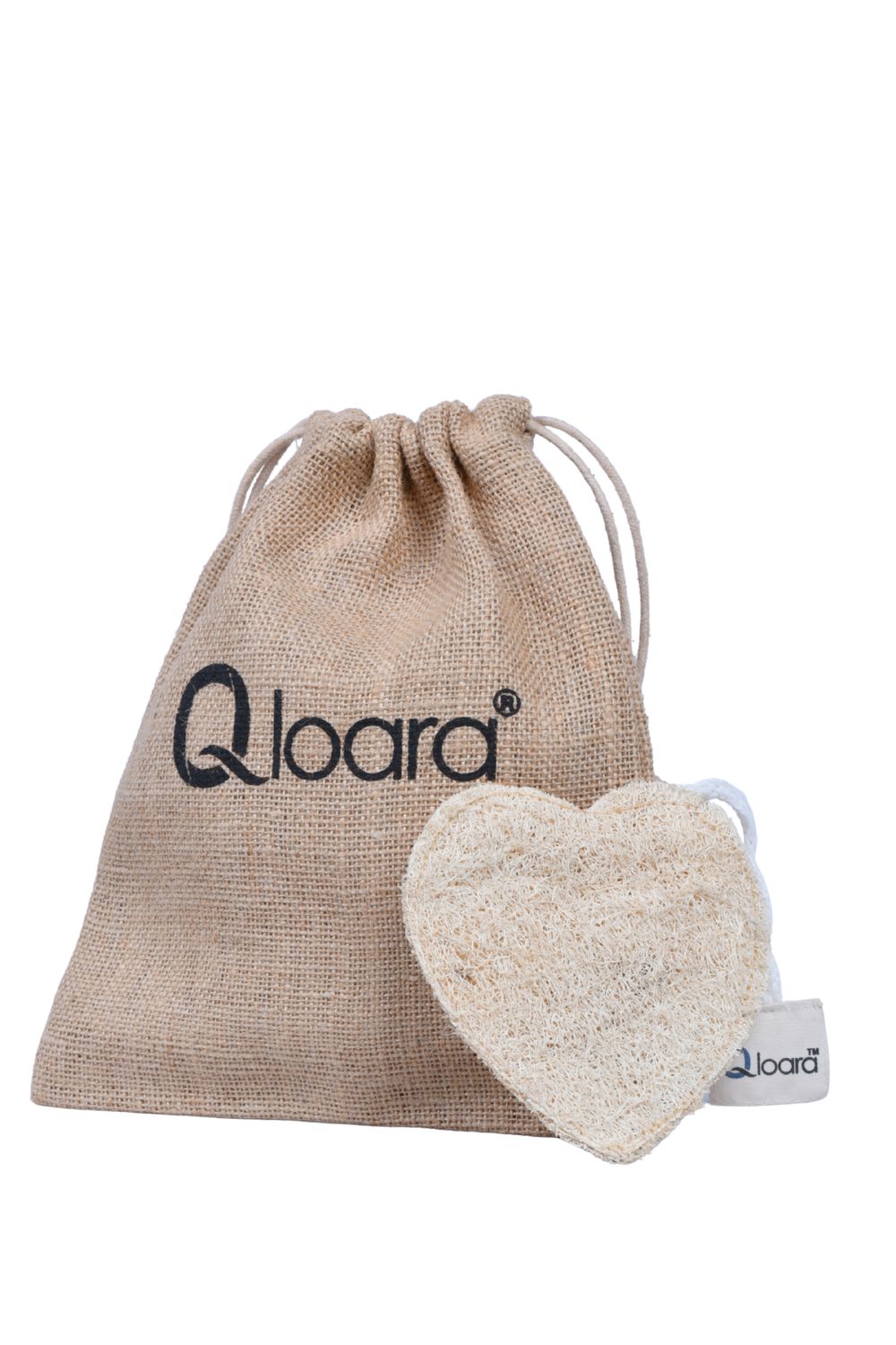 Qloara Natural Loofah Dish Scrubber (Pack of 5) |Eco-Friendly Kitchen Scrub Sponge for Dishes| Pots &amp; Pans | Biodegradable, Plastic-Free Dishwashing Scrubber.