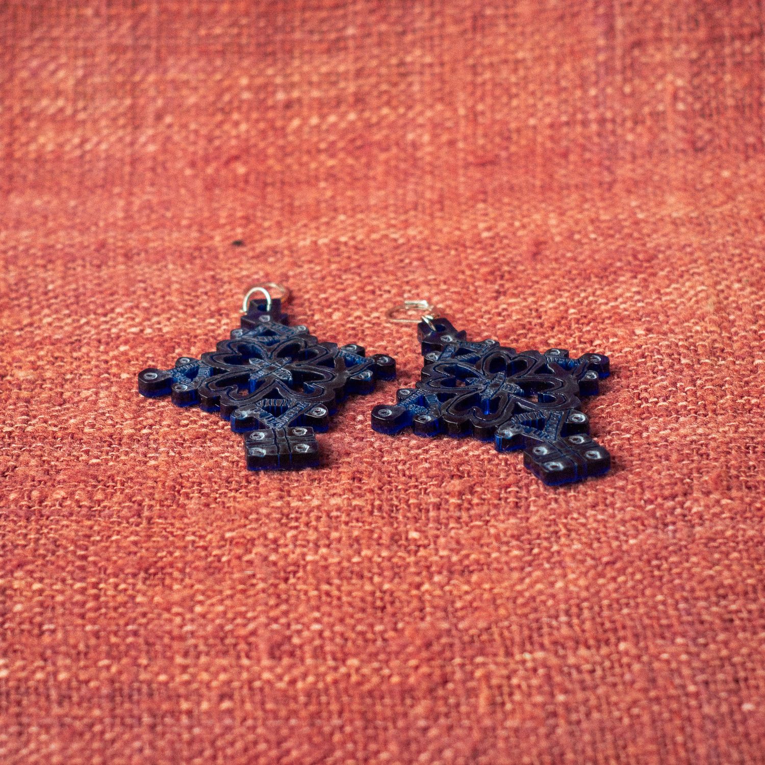 Pendientes con Cruz Etíope