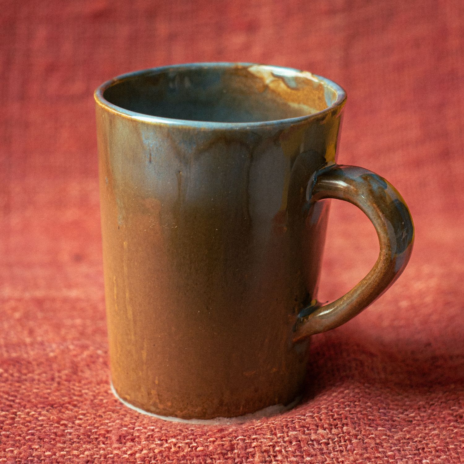 Taza Tonos Azul Marrón