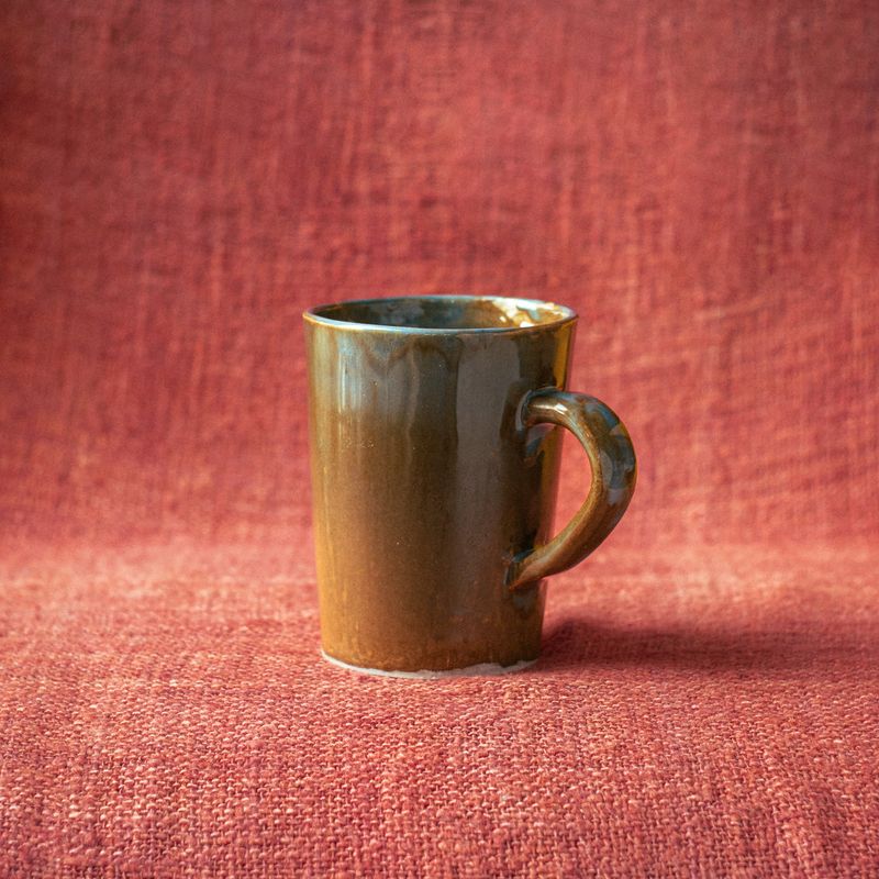 Taza Tonos Azul Marrón