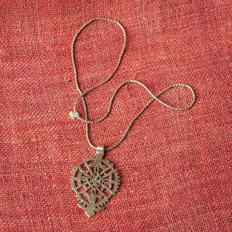 Colgante de Cuentas con Cruz Etíope