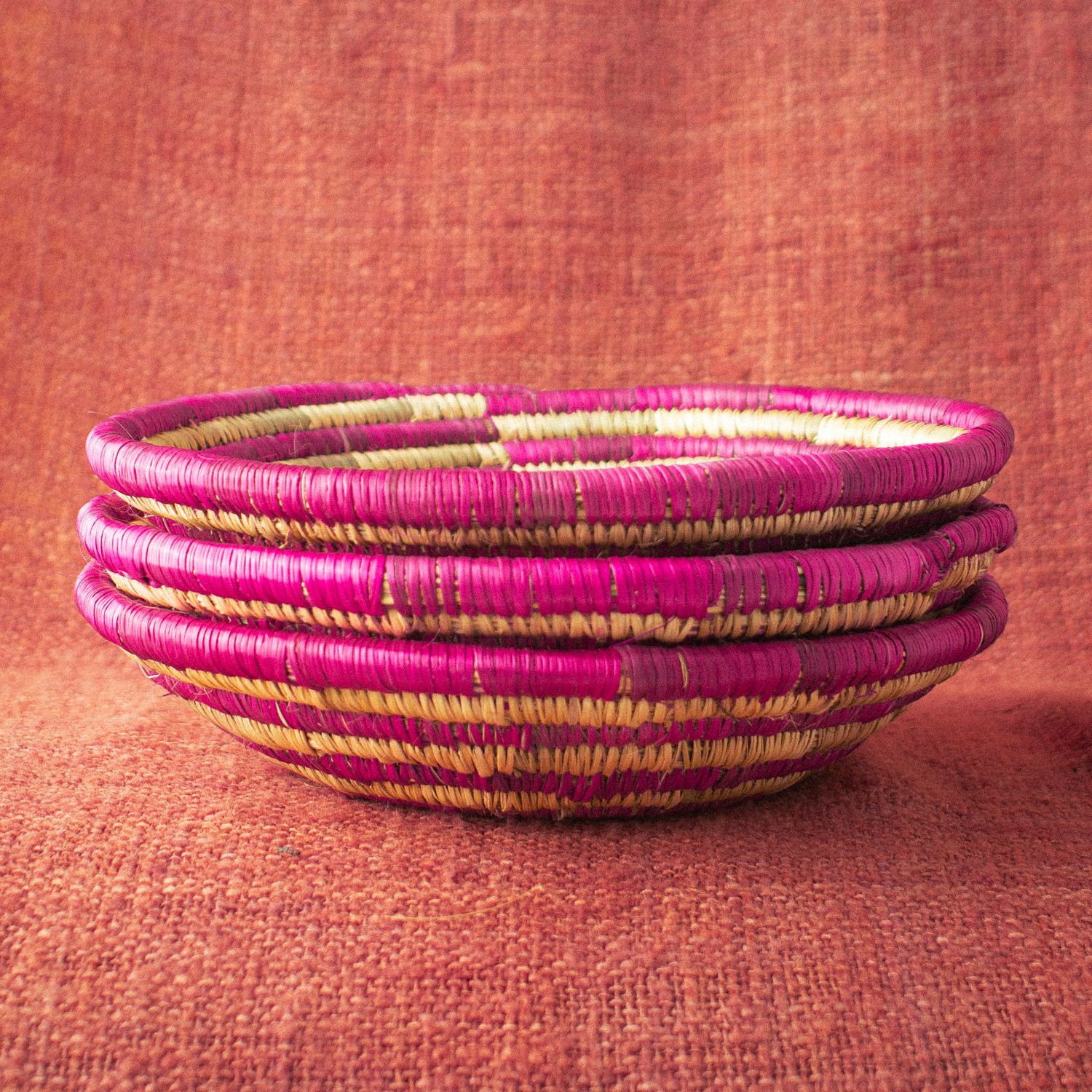 Conjunto de 3 Cestas Etíope