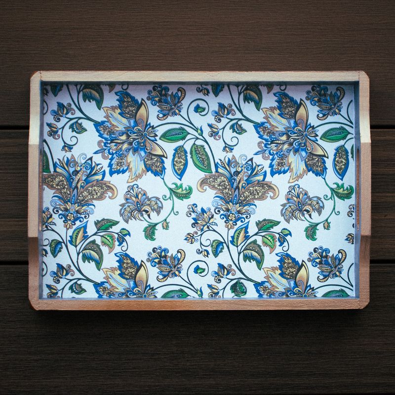 Bandeja Rectangular con Asas