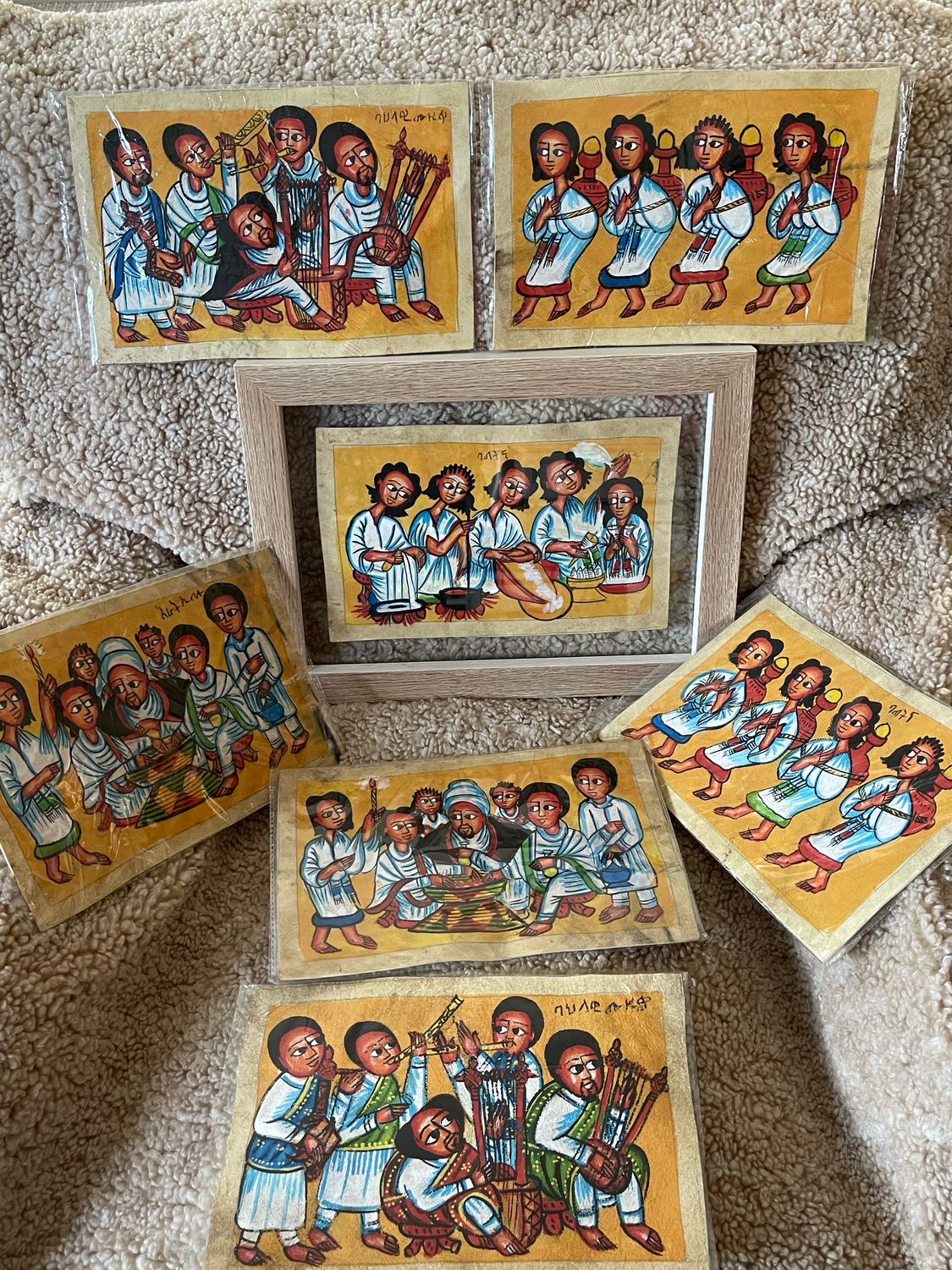 pinturas sobre cuero