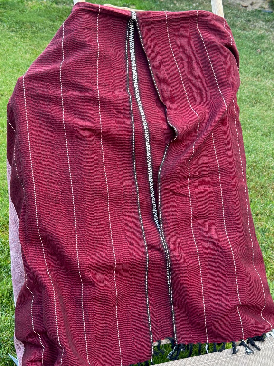 Ponchos de algodón etíope. Prenda de Otoño. Talla única