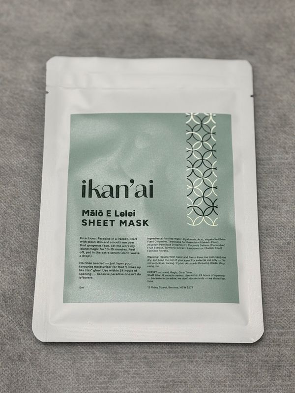 Mālō E Lelei Sheet Mask 15ml Sheet