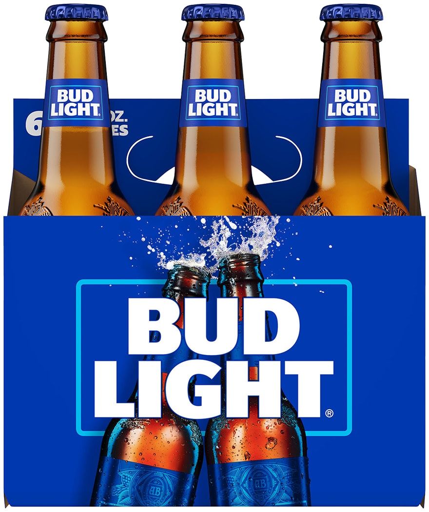 Bud light 6 pack bottles