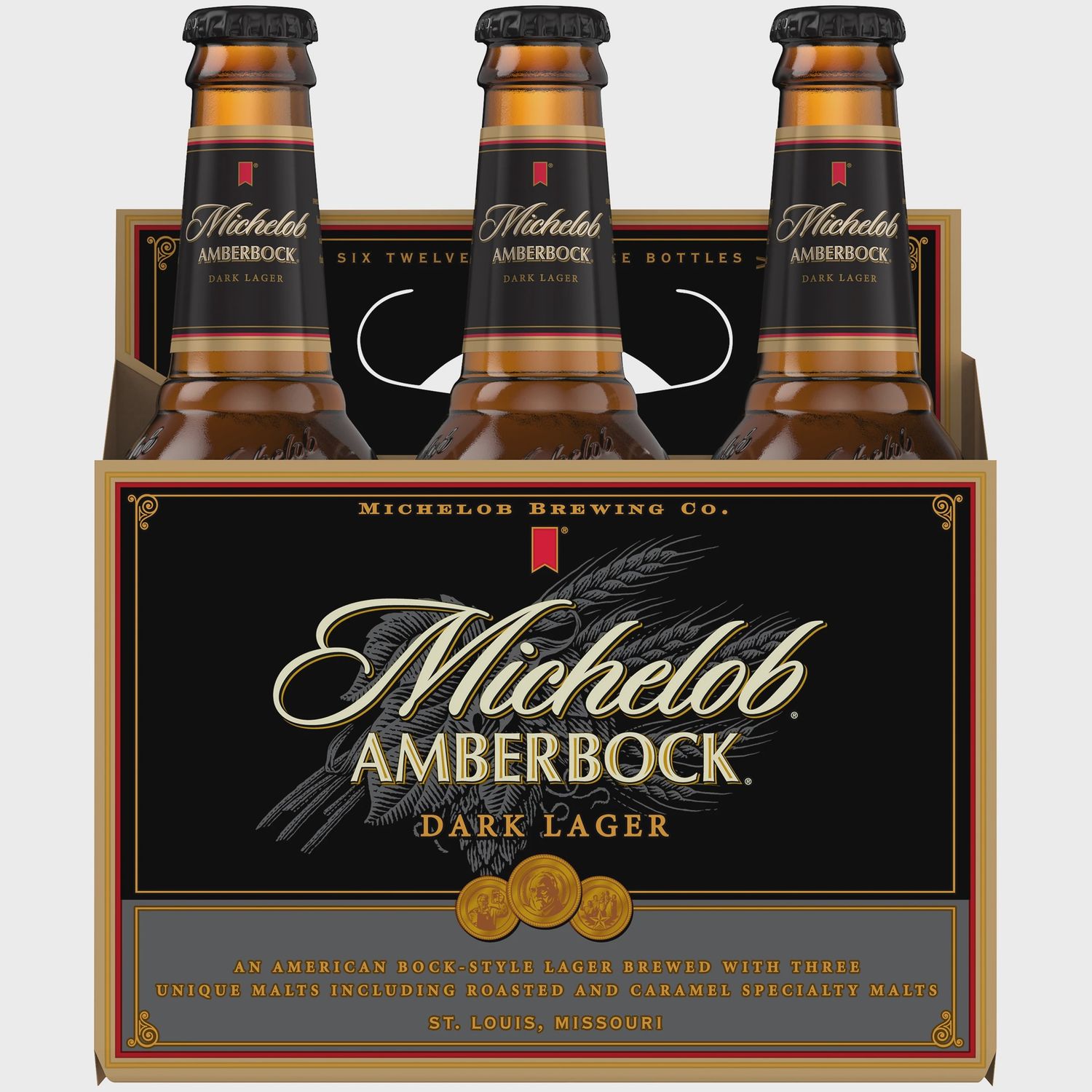 Michelob Amberbock 6 pack bottles