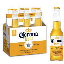 Corona Light 6 pack bottles