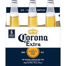 Corona Extra 6 pack bottles