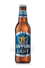 Sapporo Light single 12oz bottle