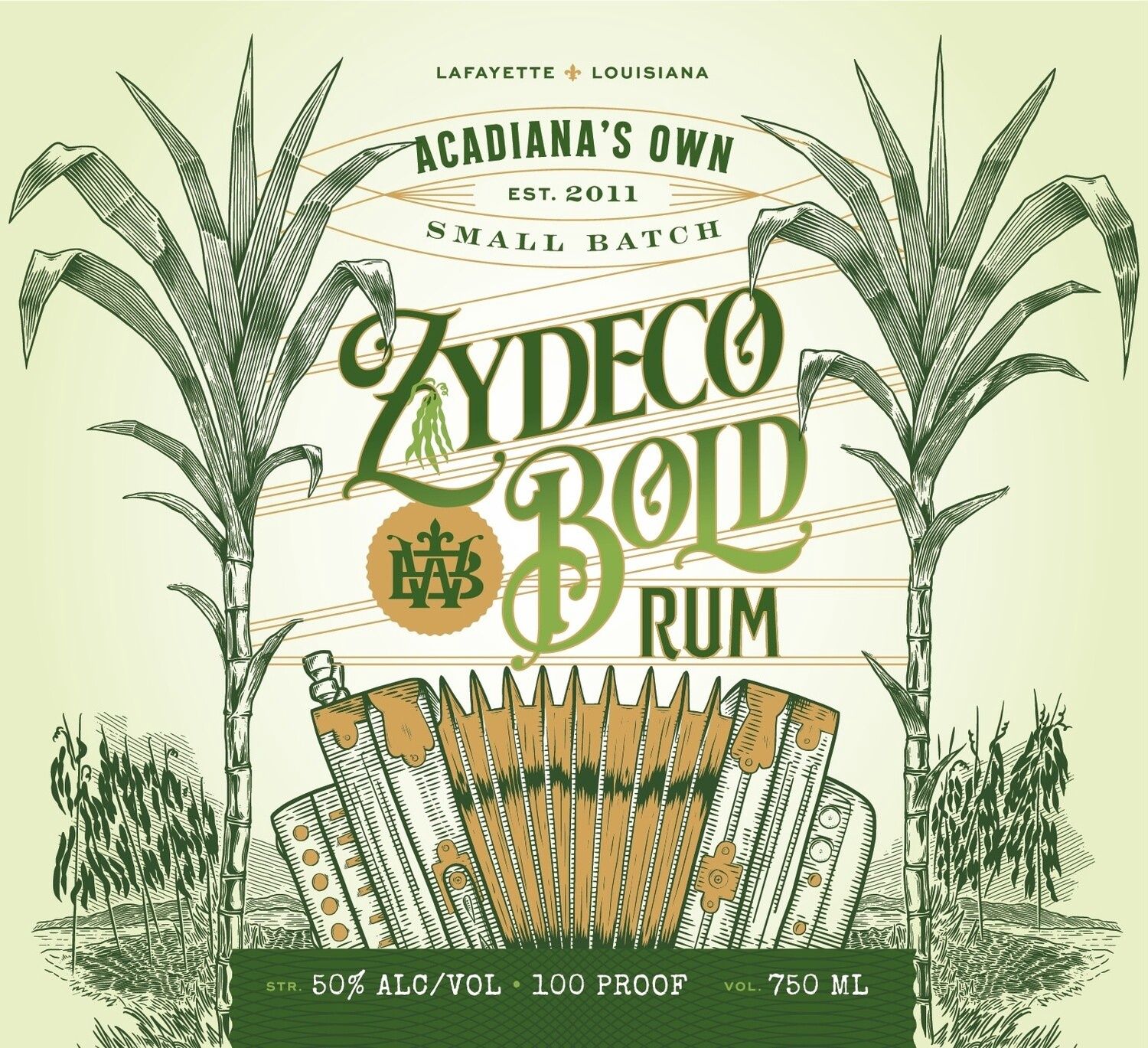 Zydeco Bold Rum 750mL