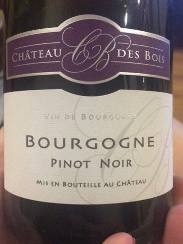Chateau des Bois Bourgogne Pinot Noir 750mL
