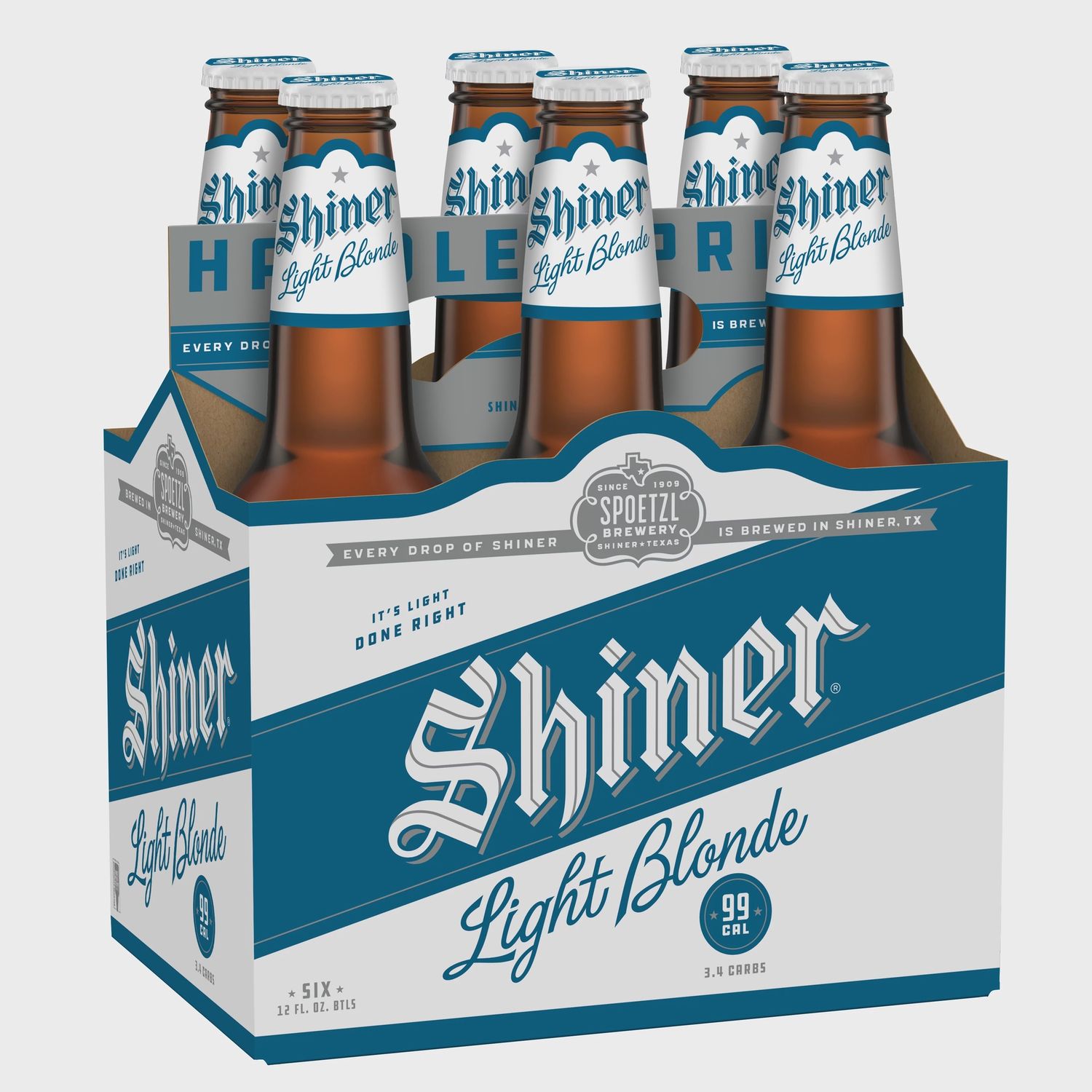 Shiner Light Blonde 12oz btl 6pk