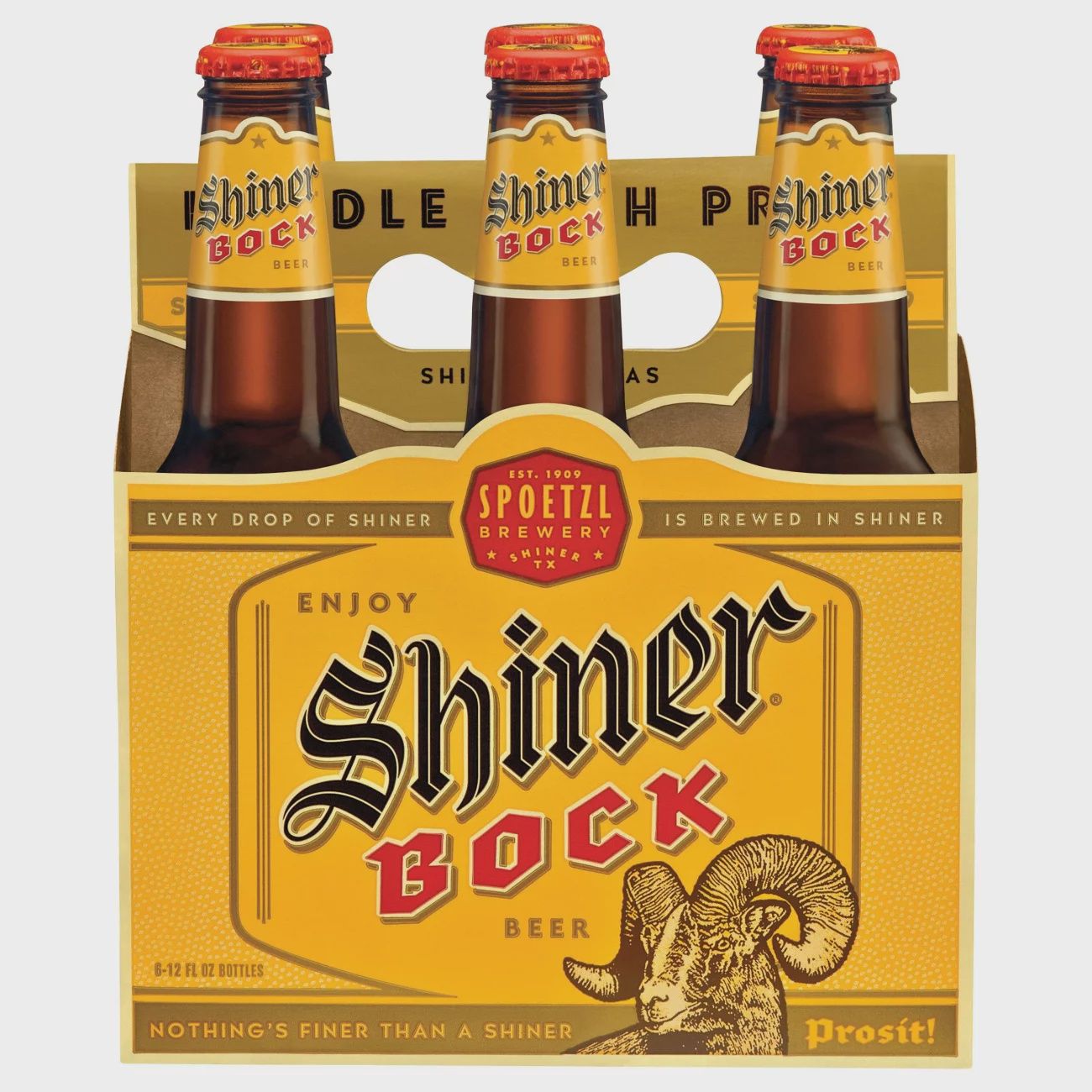 Shiner Bock 12oz btl 6pk