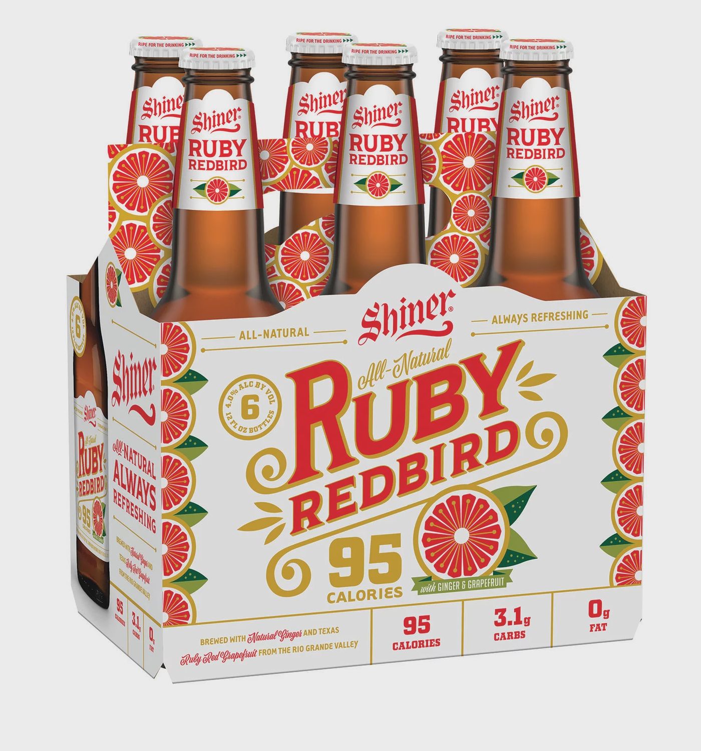 Shiner Ruby Redbird 12oz btl 6pk
