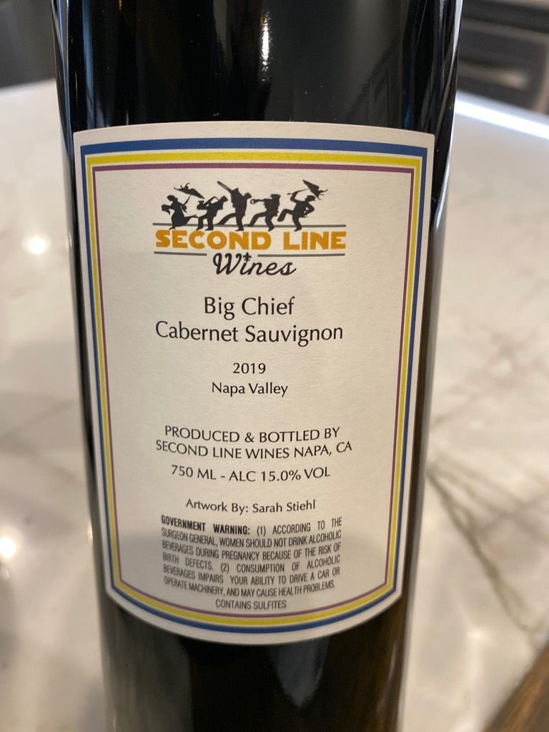 Second Line Big Chief Cabernet Sauvignon 750mL