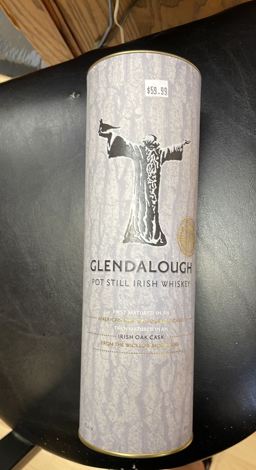 Glendalough Pot Still Irish whiskey 750mL