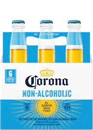 Corona Non-alcoholic 6 pack bottles