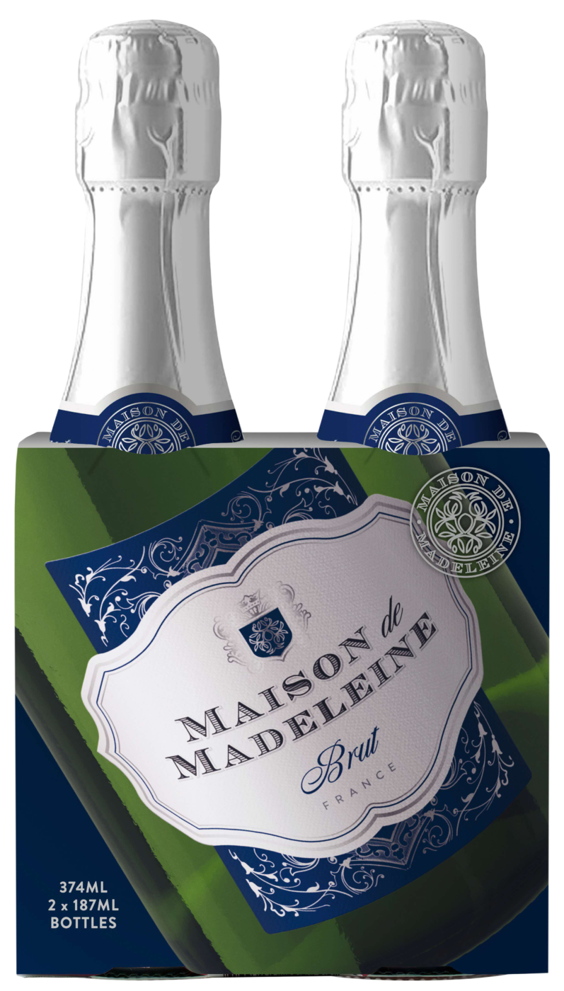 Madison de Madeleine Brut 187mL 2pk