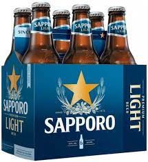 Sapporo Light 6 pack