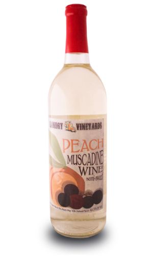 Landry Peach Muscadine 750mL