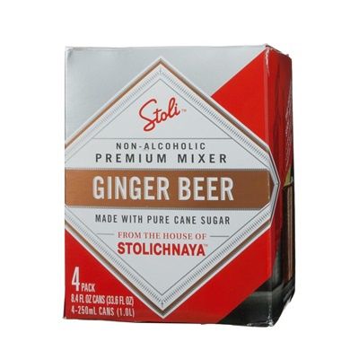 Stoli Ginger Beer 4pk