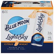 Blue Moon Light Sky 12oz can 6pk